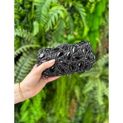 Clutch Charlotte Luxo Preta - Look My Bag