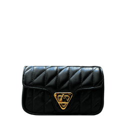 Bolsa Giulia Couro Preto 2.0 - Look My Bag