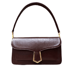 Bolsa Isabela Couro Pinhão - Look My Bag