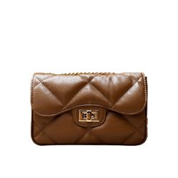 Bolsa Luiza Couro Caramelo - Look My Bag