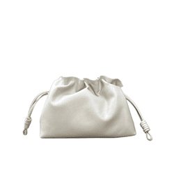 Bolsa Pietra Pequena Couro Offwhite - Look My Bag