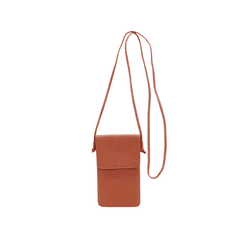 Porta Celular Couro Caramelo - Look My Bag