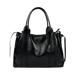 Bolsa Rose Couro Preto - Look My Bag