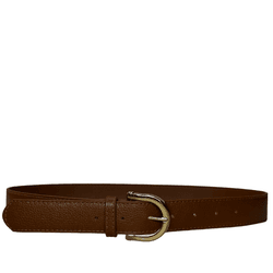 Cinto Arlieli Couro Caramelo - Look My Bag