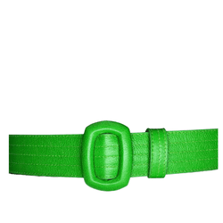 Cinto Spazio Couro Verde - Look My Bag