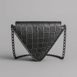 BOLSA MINI TRIANGULO CROCO - HYPE DROP