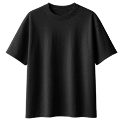 Camiseta Oversized Preta - LucasLunny