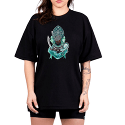 Camiseta estampada Iemanjá - 86 - MAHAKALI
