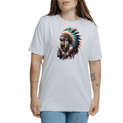 Camiseta estampada Índio - 83 - MAHAKALI
