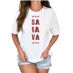 Camiseta estampada Saravá - 48 - MAHAKALI