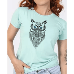 Camiseta estampada Coruja - 40 - MAHAKALI