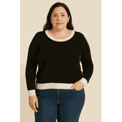  Blusa Preta Básica Chic - 20231025100101 - MANIA NACIONAL