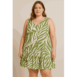 Vestido Folhagem Tropical - VNFT20231001 - MANIA NACIONAL