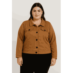 Blazer Suede Caramelo - 001-BSC-MN-2023 - MANIA NACIONAL
