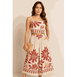 Conjunto Aurora Floral - CAFL-12345-MN - MANIA NACIONAL