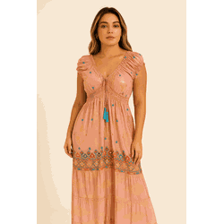 vestido indiano Shakti - SHKTI-VST-202310 - MANIA NACIONAL