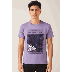  camiseta Nature Vibe Lilás - CNVL12345 - MANIA NACIONAL