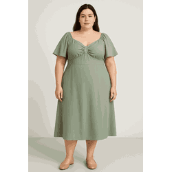 Vestido Encanto Linho PS - ENC-LIN-PS-MN-001 - MANIA NACIONAL