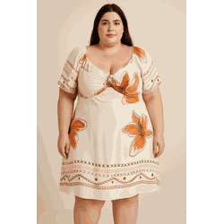 Vestido Flor de Outono PS - VFO2023PS01 - MANIA NACIONAL