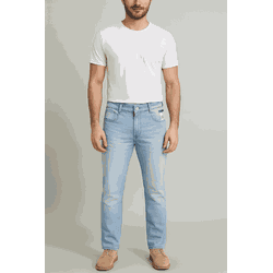 Calça Jeans Tradicional Masculino Bivik – Corte Re... - MANIA NACIONAL