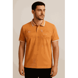 camiseta Polo Tropical Sunset - HZG-TS12345 - MANIA NACIONAL