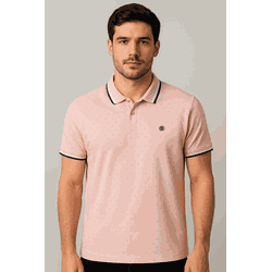 camiseta Polo Hezag Rosa Clássico - HZG-PRC-001 - MANIA NACIONAL