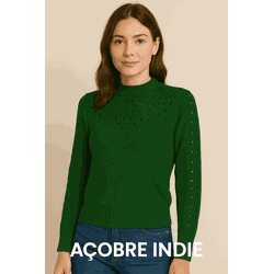 Blusa de linha Açobre indie - 187653-AI - MANIA NACIONAL