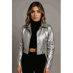 jaqueta courino Silver - JCSL-MN001 - MANIA NACIONAL