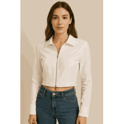 Cropped Ivory - CI20231101MN - MANIA NACIONAL