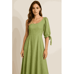 Vestido Encanto Verde - VE12345 - MANIA NACIONAL