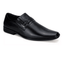 SAPATO FERRACINI PRETO COURO 4081-281G - 153180 - MARCELUS CALCADOS