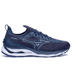 TENIS MIZUNO AZUL MARINHO RUNNING MIRAI 4 - 153032 - MARCELUS CALCADOS