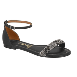 SANDALIA VIZZANO PRETO CRISTAL BLACK DIAMONT 