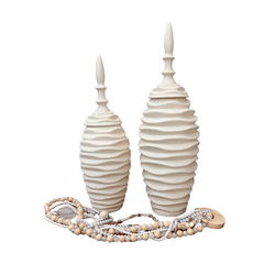 Dupla Pote Zen - Conjunto Elegante para Decoração ... - Marcia Helena Decorações