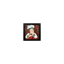 Quadro 20x20 - Cheff - 00007081113-CHE - Marcia Helena Decorações