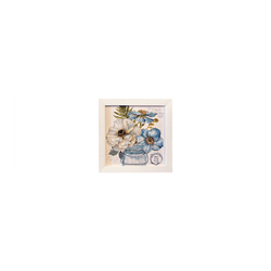Quadro 20x20 - Flores - Moldura Branca - 000070811... - Marcia Helena Decorações