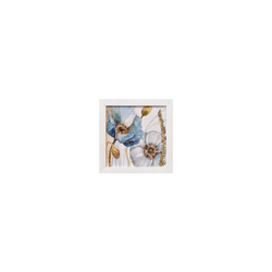 Quadro 20x20 Flores - Moldura Branca - 00007081113... - Marcia Helena Decorações