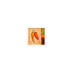 Quadro 20x20 - Pimenta - 00007081113-PI - Marcia Helena Decorações