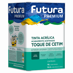 Tinta Acrílica Premium Toque de Cetim Acetinada 18... - Marquezim Tintas