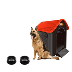 Casinha Big Doghome Tamanho 8 + Comedouro de BRIND... - MecPet