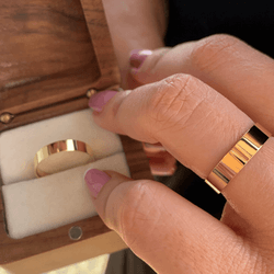 Alianças de Ouro 18K Aparecida de Goiânia 4mm - 40... - Abadia Joias 