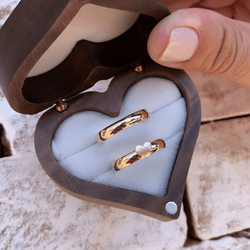  Combo de Aliança em Ouro Anápolis 3,5mm + Anel So... - Abadia Joias 