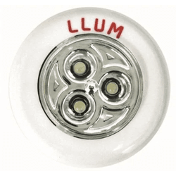 LUMINÁRIA LED BUTTON 0,3w x 6500K PT 15003 BRONZEA... - Meta Materiais Elétricos Ltda