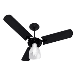 VENTILADOR TETO NEW DELTA LIGHT PT/PT 127V 383151 - Meta Materiais Elétricos Ltda