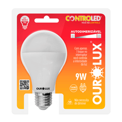 LAMP CONTROLED AUTODIMERIZAVEL 9WXBIV 6500K 20500D... - Meta Materiais Elétricos Ltda