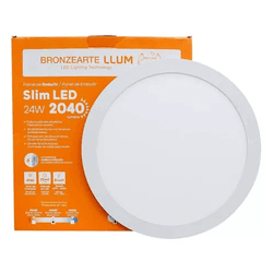 PAINEL LED EMBUTIR REDONDO 24W x BIVOLT 4000K RL23... - Meta Materiais Elétricos Ltda