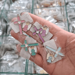 KIT ENTREMEIO E CRUZ INFALTIL NIQUEL ML6075N . - 0... - Metal Light