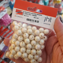 MIÇANGA LEITOSA IRISADA 10MM 50G 202 . - 000202000... - Metal Light