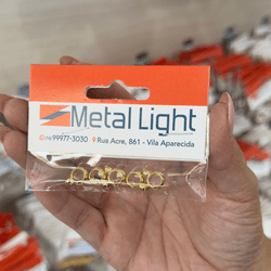 PINGENTE BERLOQUE CANEQUINHA ABS 5UN 715 . - 00071... - Metal Light