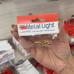 FECHO LAGOSTA LATAO OURO 5UN 600 . - 0006000001 - Metal Light